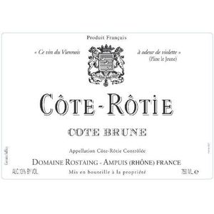 2017 Domaine Rostaing, Cote Rotie, Cote Brune 12x75cl
