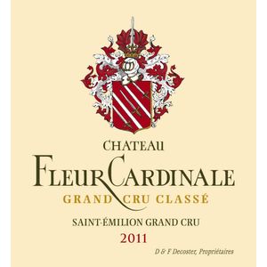 2011 Chateau Fleur Cardinale Grand Cru Classe, Saint-Emilion Grand Cru 12x75cl