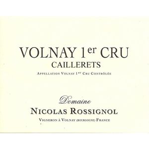 2019 Domaine Nicolas Rossignol, Volnay Premier Cru, Les Caillerets 12x75cl
