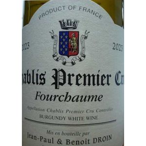 2023 Jean-Paul & Benoit Droin, Chablis Premier Cru, Fourchaume 12x75cl