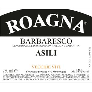 2019 Roagna, Barbaresco, Asili Vecchie Viti 1x500cl
