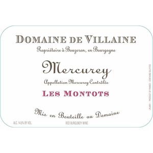 2020 Domaine de Villaine, Mercurey, Les Montots 6x75cl