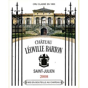 2008 Chateau Leoville Barton 2eme Cru Classe, Saint-Julien 6x150cl