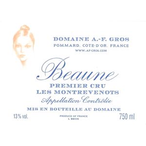 2017 Domaine Anne-Francoise Gros, Beaune Premier Cru, Les Montrevenots Blanc 6x75cl