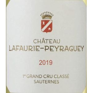 2019 Chateau Lafaurie-Peyraguey Premier Cru Classe, Sauternes 12x75cl