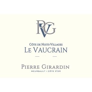 2022 Pierre Girardin, Cote de Nuits-Villages, Le Vaucrain 6x75cl