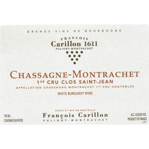 2011 Francois Carillon, Chassagne-Montrachet Premier Cru, Clos Saint-Jean Blanc 12x75cl
