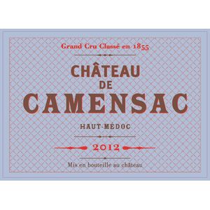 2012 Chateau de Camensac 5eme Cru Classe, Haut-Medoc 6x75cl