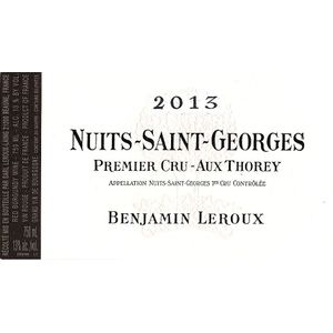 2015 Benjamin Leroux, Nuits-Saint-Georges Premier Cru, Aux Thorey 6x75cl