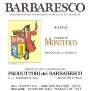 2019 Produttori del Barbaresco, Barbaresco, Montefico Riserva 6x75cl