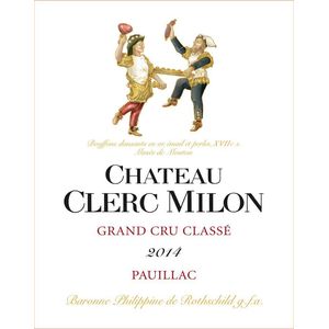 2014 Chateau Clerc Milon 5eme Cru Classe, Pauillac 12x75cl