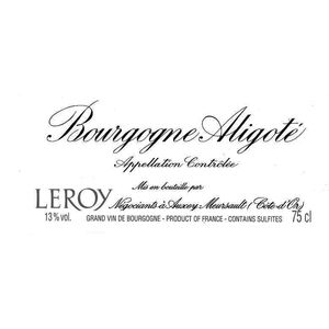 2014 Domaine Leroy, Bourgogne Aligote 12x75cl