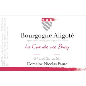 2020 Domaine Nicolas Faure, Bourgogne Aligote, La Corvee de Bully 12x75cl