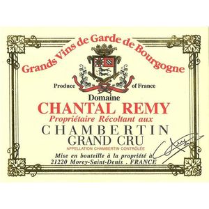 2022 Chantal Remy, Chambertin Grand Cru 12x75cl
