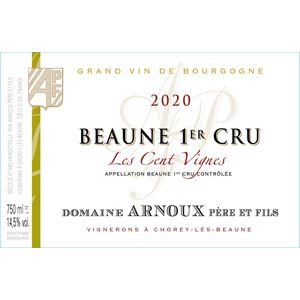 2020 Domaine Arnoux Pere et Fils, Beaune Premier Cru, Les Cents Vignes 6x75cl