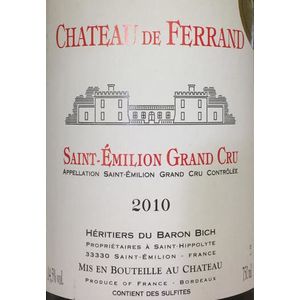 2010 Chateau de Ferrand, Saint-Emilion Grand Cru 6x150cl