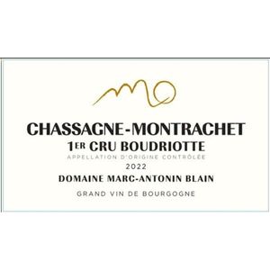 2022 Domaine Marc-Antonin Blain, Chassagne-Montrachet Premier Cru, La Boudriotte 6x75cl