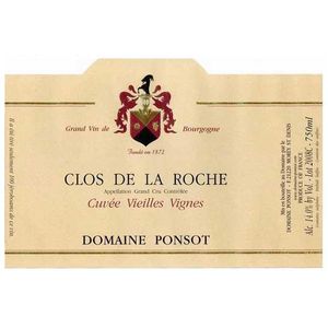 2013 Domaine Ponsot, Clos de la Roche Grand Cru, Cuvee Vieilles Vignes 6x75cl