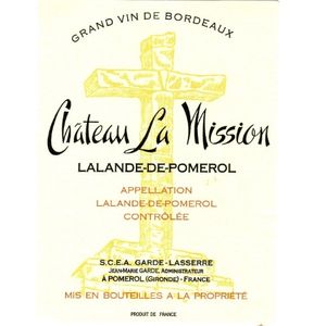 2022 Chateau La Mission, Lalande de Pomerol 6x150cl