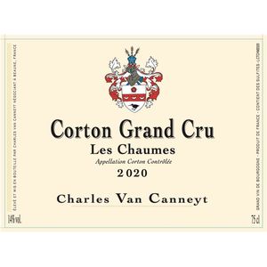 2020 Charles van Canneyt, Corton Grand Cru, Les Chaumes 6x75cl