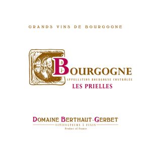 2020 Domaine Berthaut-Gerbet, Bourgogne, Les Prielles 6x75cl