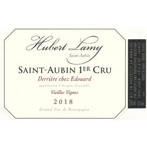 2018 Hubert Lamy, Saint-Aubin Premier Cru, Derriere Chez Edouard Vieilles Vignes Rouge 6x75cl