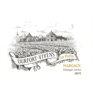 2019 Chateau Durfort-Vivens, Les Plantes, Margaux 6x75cl