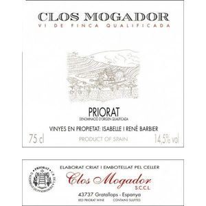 2016 Clos Mogador, Priorat 6x75cl