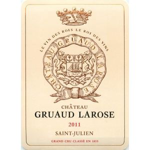2011 Chateau Gruaud Larose 2eme Cru Classe, Saint-Julien 12x75cl