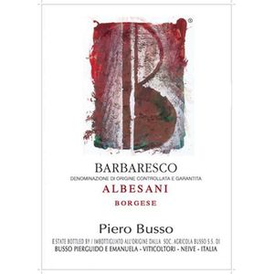 2021 Piero Busso, Barbaresco, Albesani Borgese 6x75cl