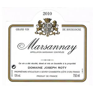 2021 Joseph Roty, Marsannay, Rouge 12x75cl