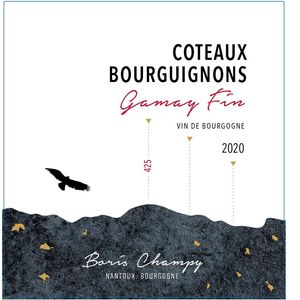 2021 Domaine Boris Champy, Coteaux Bourguignons, Gamay Fin 6x75cl
