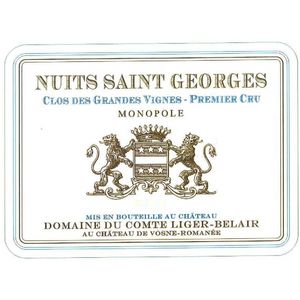 2019 Domaine du Comte Liger Belair, Nuits-Saint-Georges Premier Cru, Clos des Grandes Vignes Blanc 3x75cl