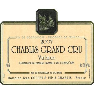 2021 Domaine Jean Collet & Fils, Chablis Grand Cru, Valmur 6x75cl