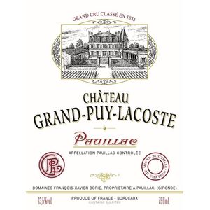 2016 Chateau Grand-Puy-Lacoste 5eme Cru Classe, Pauillac 12x75cl