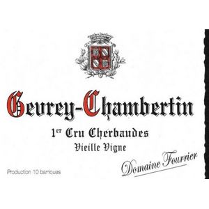 2018 Domaine Fourrier, Gevrey-Chambertin Premier Cru, Cherbaudes Vieille Vigne 3x75cl