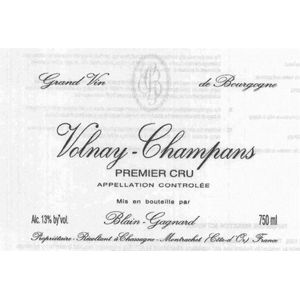 2017 Jean-Marc Blain-Gagnard, Volnay Premier Cru, Champans 12x75cl
