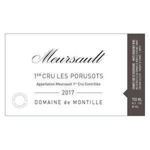 2017 Domaine de Montille, Meursault Premier Cru, Porusot 3x150cl