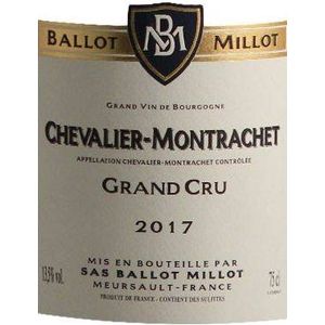 2017 Ballot Millot, Chevalier-Montrachet Grand Cru 3x75cl