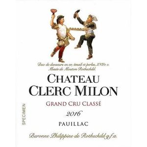 2016 Chateau Clerc Milon 5eme Cru Classe, Pauillac 6x75cl