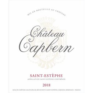 2018 Chateau Capbern, Saint-Estephe 1x300cl