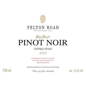 2023 Felton Road, MacMuir Pinot Noir, Central Otago 6x75cl