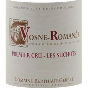 2022 Domaine Berthaut-Gerbet, Vosne-Romanee Premier Cru, Les Suchots 6x75cl
