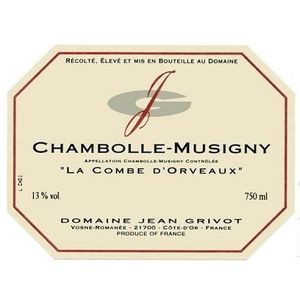 2015 Domaine Jean Grivot, Chambolle-Musigny, La Combe d'Orveau 6x75cl