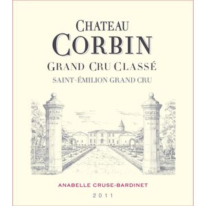 2015 Chateau Corbin Grand Cru Classe, Saint-Emilion Grand Cru 12x75cl