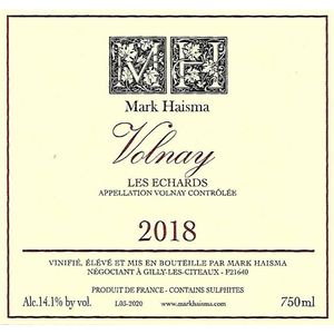 2018 Mark Haisma, Volnay, Les Echards 6x75cl
