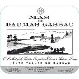 2022 Mas de Daumas Gassac, Blanc, Saint-Guilhem-le-Desert IGP 6x75cl