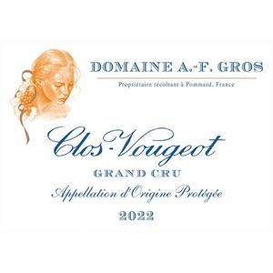 2022 Domaine Anne-Francoise Gros, Clos de Vougeot Grand Cru 6x75cl