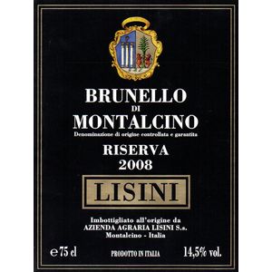 2019 Lisini, Brunello di Montalcino, Riserva 6x75cl