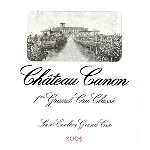 2005 Chateau Canon Premier Grand Cru Classe B, Saint-Emilion Grand Cru 6x75cl